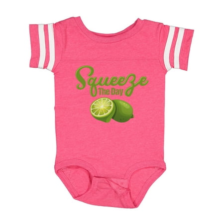 Inktastic Lime Squeeze the Day Gift Baby Boy or Baby Girl Bodysuit