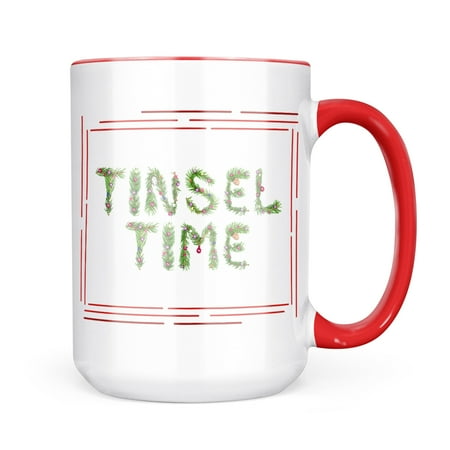 Neonblond Tinsel Time Christmas Tree Branch Mug gift for Coffee Tea lovers
Neonblond Tinsel Time Christmas Tree Branch Mug gift for Coffee Tea lovers