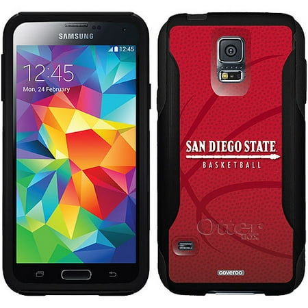 SDSU Basketball Design on OtterBox Commuter Series Case for Samsung Galaxy S5