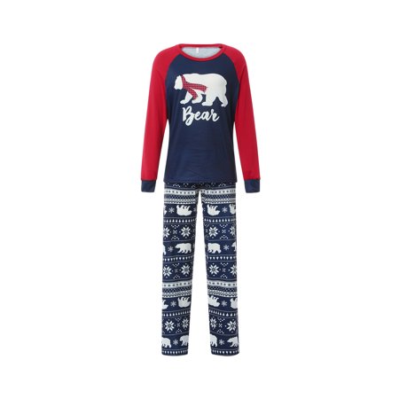 Liliz Christmas Pajamas Set Parent-Child Dark Blue Sleepwear Nightwear Tops Bear Print Romper Outfits
Liliz Christmas Pajamas Set Parent-Child Dark Blue Sleepwear Nightwear Tops Bear Print Romper Outfits