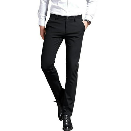 High Stretch Men s Classic Pants Wrinkle-Resistant Stretch Dress Pants Men s Classic Pants High Stretch Wrinkle-Resistant Stretch Dress Pants Comfortable to Wear Black 35
High Stretch Men s Classic Pants Wrinkle-Resistant Stretch Dress Pants Men s Classic Pants High Stretch Wrinkle-Resistant Stretch Dress Pants Comfortable to Wear Black 35
