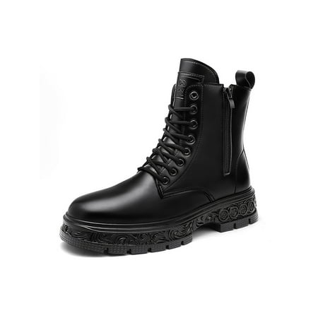 Rotosw Womens Work Boots Lace Up Ankle Boot Round Toe Shoes Casual Waterproof Safety Shoe Walking Non-Slip Leather Booties Men s Black 6
Rotosw Womens Work Boots Lace Up Ankle Boot Round Toe Shoes Casual Waterproof Safety Shoe Walking Non-Slip Leather Booties Men s Black 6