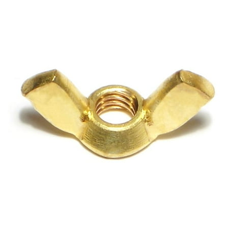 5/16 -18 x 1-1/4 Brass Coarse Thread Cold Forged Wing Nuts WNB-048 (10 pcs.)