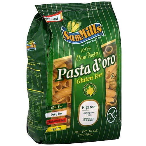 Sam Mills Pasta d'oro Gluten Free 100 Lasagna Corn Pasta, 16 oz, (Pack