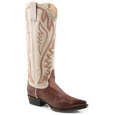 

Women s Stetson Liv Leather Boots Handcrafted Cognac