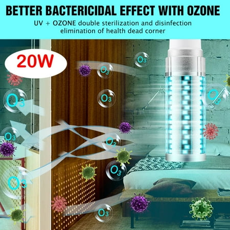 WANYNG Electric Appliances Accessory lamp 20W E27 Home UVC LED Ultraviolet-Sterilize Corn Bulb Light Germicidal Lamp LED light B
WANYNG Electric Appliances Accessory lamp 20W E27 Home UVC LED Ultraviolet-Sterilize Corn Bulb Light Germicidal Lamp LED light B