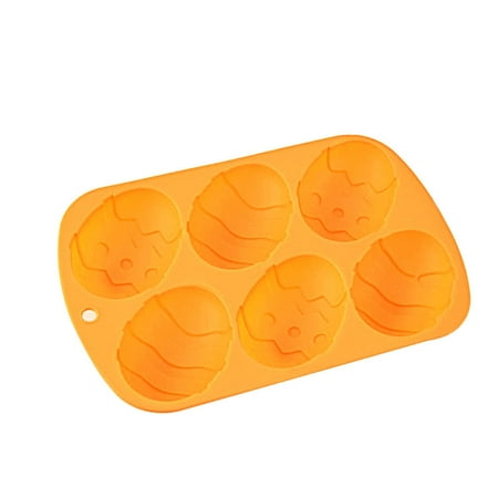 Easter Egg Shaped Silicone Cake Molds 6-Egg Cupcake Mold Festival Bakeware (Orange)
Easter Egg Shaped Silicone Cake Molds 6-Egg Cupcake Mold Festival Bakeware (Orange)