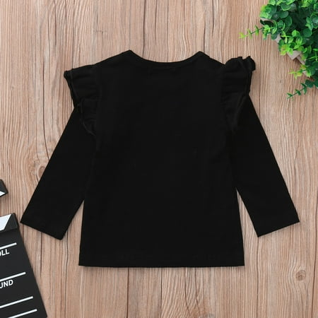 Toddler Baby Girls Long Sleeve Ruffles Candy Color Tops Solid T Shirts Clothes Streetwear Outfits
Toddler Baby Girls Long Sleeve Ruffles Candy Color Tops Solid T Shirts Clothes Streetwear Outfits