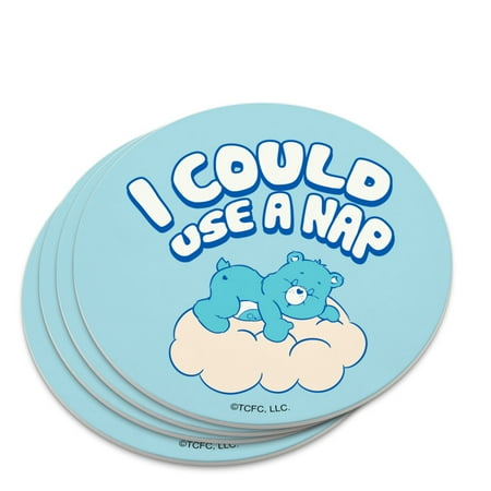 Care Bears Bedtime Bear I Could Use a Nap Novelty Coaster Set