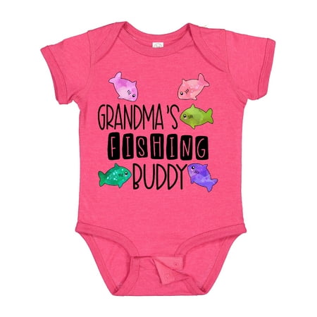 Inktastic Grandma s Fishing Buddy with Colorful Fish Gift Baby Boy or Baby Girl Bodysuit
Inktastic Grandma s Fishing Buddy with Colorful Fish Gift Baby Boy or Baby Girl Bodysuit