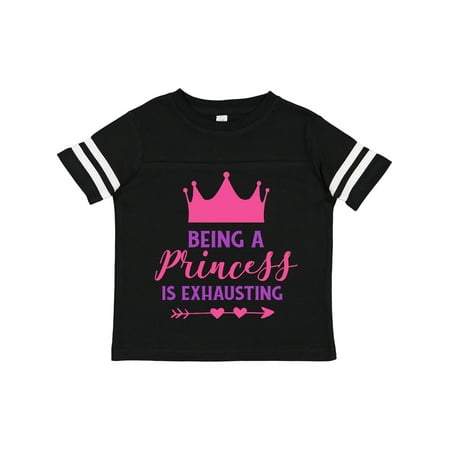Inktastic Being a Princess is Exhausting Crown Hearts Gift Toddler Toddler Girl T-Shirt 
Inktastic Being a Princess is Exhausting Crown Hearts Gift Toddler Toddler Girl T-Shirt