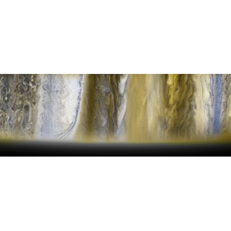 Jupiters Varied Surface Structures Stretched Canvas - Science Source (24 x 18)