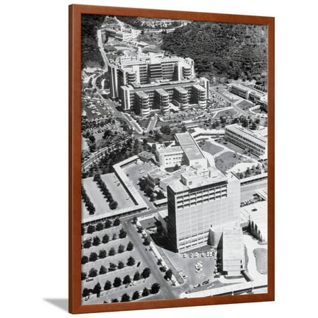 Aerial View of Caracas Buildings Framed Print Wall Art
