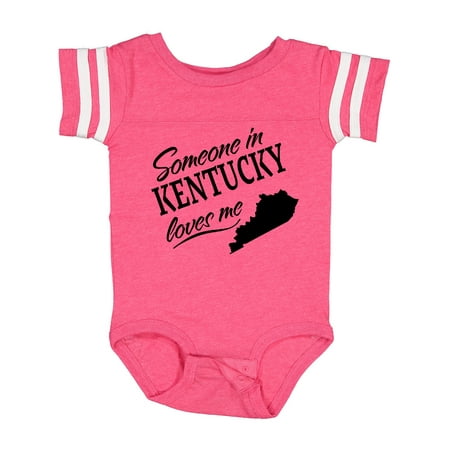 Inktastic Someone in Kentucky Loves Me Gift Baby Boy or Baby Girl Bodysuit