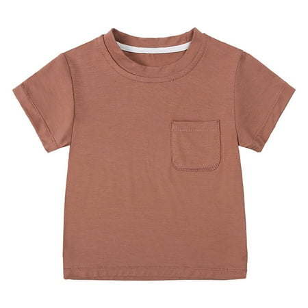 Summer Toddler Boys Girls Short Sleeve Solid Prints T Shirt Tops Clothes Youth Short Thermal Long Sleeve Boy Large Shirt Top Teen T Shirt Pack Undershirt Pack Boy Undershirt Workout Top Boys Dry Shirt
Summer Toddler Boys Girls Short Sleeve Solid Prints T Shirt Tops Clothes Youth Short Thermal Long Sleeve Boy Large Shirt Top Teen T Shirt Pack Undershirt Pack Boy Undershirt Workout Top Boys Dry Shirt