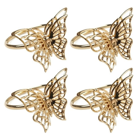 4pcs Golden Napkin Rings Sparkling Metal Napkin Buckles Shape Napkin Holders Dinning Table Setting Decoration for Wedding Party
4pcs Golden Napkin Rings Sparkling Metal Napkin Buckles Shape Napkin Holders Dinning Table Setting Decoration for Wedding Party