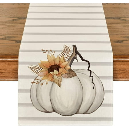 Fall Table Runner Decor Pumpkins Eucalyptus Leaves Autumn Thanksgiving Kitchen Dining Table Decoration for Home Party Decor 13x72 Inch
Fall Table Runner Decor Pumpkins Eucalyptus Leaves Autumn Thanksgiving Kitchen Dining Table Decoration for Home Party Decor 13x72 Inch