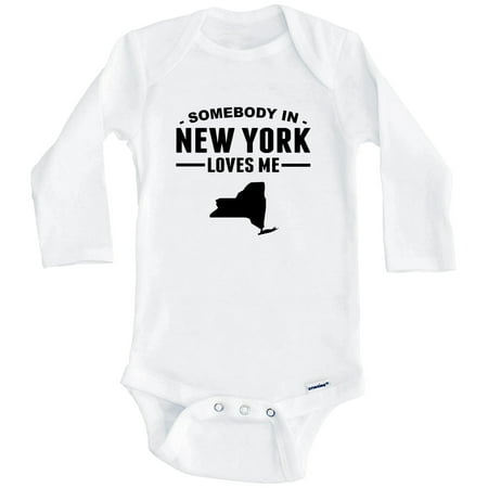 Somebody In New York Loves Me One Piece Baby Bodysuit - New York Baby Bodysuit (Long Sleeve) 6-9 Months White
Somebody In New York Loves Me One Piece Baby Bodysuit - New York Baby Bodysuit (Long Sleeve) 6-9 Months White