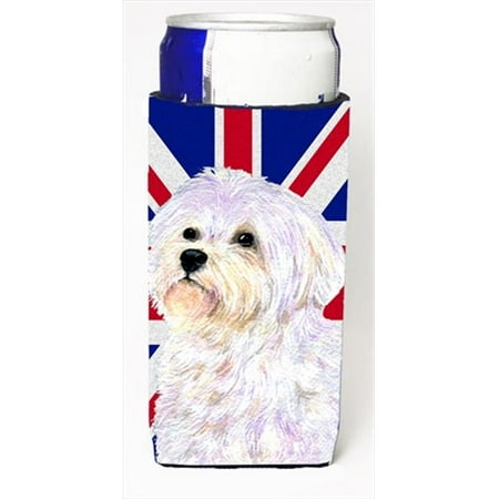 Maltese With English Union Jack British Flag Michelob Ultra bottle sleeves For Slim Cans - 12 Oz.
Maltese With English Union Jack British Flag Michelob Ultra bottle sleeves For Slim Cans - 12 Oz.