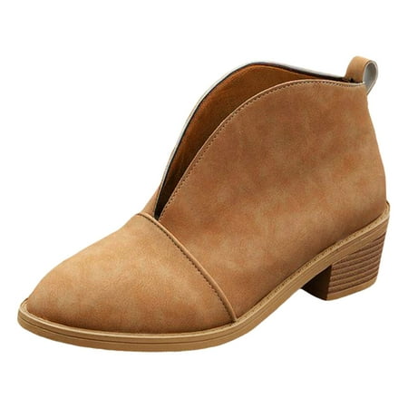 OJSFQUFP Ankle Boots for Women Women s Fashion Autumn and Winter New Stylelarge Size Thick Heel Solid Color Medium Heel V Mouth Fashion Boots Ankle Boots for Women Low Heel Yellow 39
OJSFQUFP Ankle Boots for Women Women s Fashion Autumn and Winter New Stylelarge Size Thick Heel Solid Color Medium Heel V Mouth Fashion Boots Ankle Boots for Women Low Heel Yellow 39