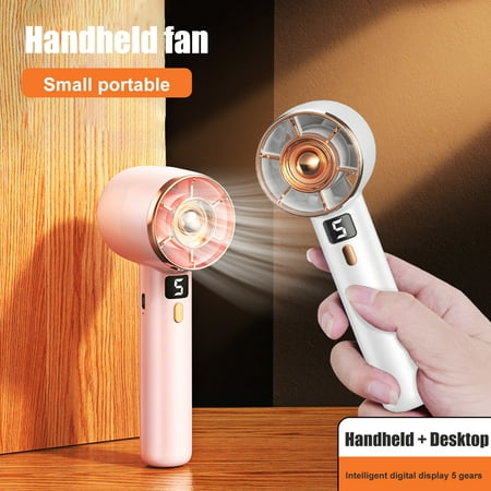 LeKY 1 Set Handheld Fan USB Charging 5 Gears Surround Air Outlet Spiral Fan Blade High Rotation Speed Digital Display Silence Pocket Fan Dorm Supply White size A
LeKY 1 Set Handheld Fan USB Charging 5 Gears Surround Air Outlet Spiral Fan Blade High Rotation Speed Digital Display Silence Pocket Fan Dorm Supply White size A