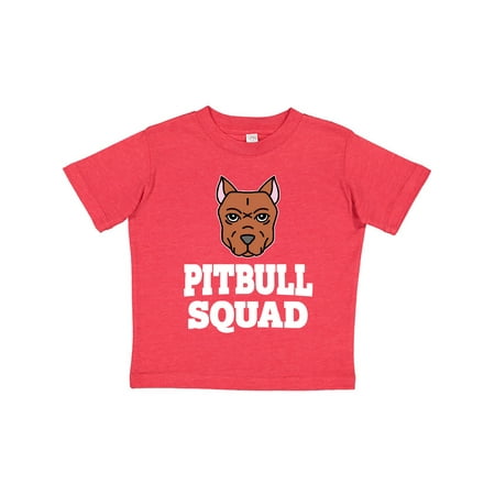 Inktastic Dog Pitbull Squad Gift Toddler Boy or Toddler Girl T-Shirt