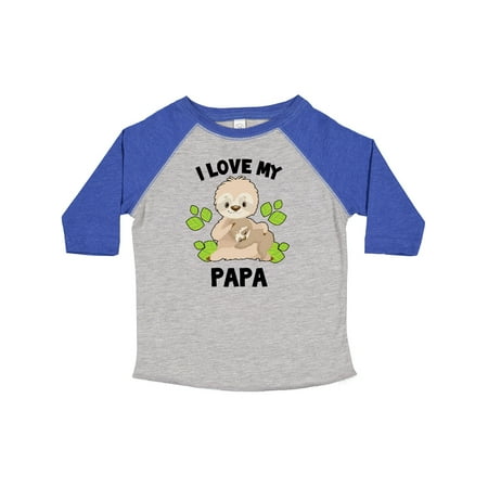 Inktastic Cute Sloth I Love My Papa with Green Leaves Gift Toddler Boy or Toddler Girl T-Shirt
Inktastic Cute Sloth I Love My Papa with Green Leaves Gift Toddler Boy or Toddler Girl T-Shirt