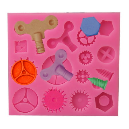 GROFRY Adorable Gear Shape Cake Mold Elastic Non-stick Silicone Chocolate Mold for Home
GROFRY Adorable Gear Shape Cake Mold Elastic Non-stick Silicone Chocolate Mold for Home