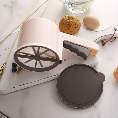 JOYFEEL Semi-automatic Hand-pressed Flour Sifter Stainless Steel Cocoa Powder Sieve Washable Flour Strain Cup
JOYFEEL Semi-automatic Hand-pressed Flour Sifter Stainless Steel Cocoa Powder Sieve Washable Flour Strain Cup