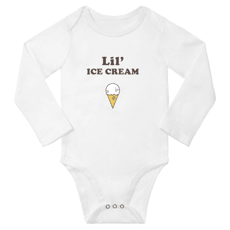 Cute Baby Long Jumpsuits Lil Ice Cream Food Funny Newborn Clothes (White 12-18 Months)
Cute Baby Long Jumpsuits Lil Ice Cream Food Funny Newborn Clothes (White 12-18 Months)