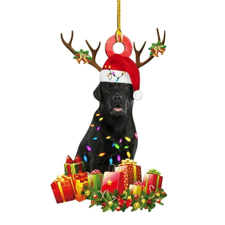 Ruanlalo Pendant Decor Wide Application Creative Dog Pattern Hanging Widget Cute Convenient for Christmas
Ruanlalo Pendant Decor Wide Application Creative Dog Pattern Hanging Widget Cute Convenient for Christmas