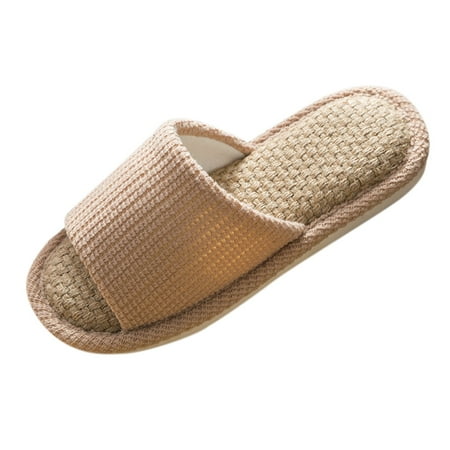 Slippers For Women Ladies Indoor Non Slip Home Slippers Four Seasons Linen Slippers Couple Models Shoes
Slippers For Women Ladies Indoor Non Slip Home Slippers Four Seasons Linen Slippers Couple Models Shoes