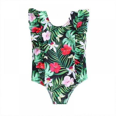 One-Piece Baby Girl Ruffle Swimsuit Bathing Suit