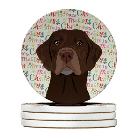 Labrador Retriever Chocolate #2 Christmas Large Sandstone Coasters Pack of 4 4 in x 4 in
Labrador Retriever Chocolate #2 Christmas Large Sandstone Coasters Pack of 4 4 in x 4 in