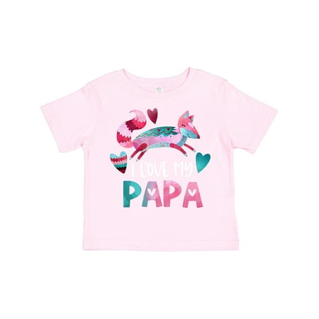 Inktastic I Love My Papa Pink and Blue Fox with Hearts Gift Toddler Boy or Toddler Girl T-Shirt
Inktastic I Love My Papa Pink and Blue Fox with Hearts Gift Toddler Boy or Toddler Girl T-Shirt