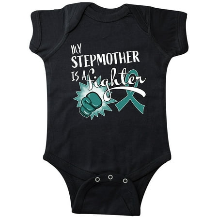 Inktastic Ovarian Cancer Awareness My Stepmother is a Fighter Gift Baby Boy or Baby Girl Bodysuit
Inktastic Ovarian Cancer Awareness My Stepmother is a Fighter Gift Baby Boy or Baby Girl Bodysuit