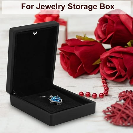 MINM LED Light Pendant Box Necklace Display Case Jewelry Gift Box for Wedding Engagement Proposal Birthday and Anniversary
MINM LED Light Pendant Box Necklace Display Case Jewelry Gift Box for Wedding Engagement Proposal Birthday and Anniversary