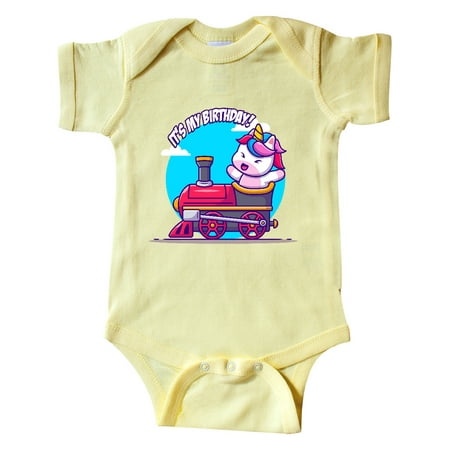Inktastic Unicorn Birthday Train Gift Baby Boy or Baby Girl Bodysuit
Inktastic Unicorn Birthday Train Gift Baby Boy or Baby Girl Bodysuit