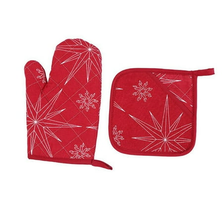 Xigeapg Christmas Microwave Oven Gloves Hook Design Easy Accept Thick Cloth Anti-Hot Insulation Pad Kitchen Baking Tool Red
Xigeapg Christmas Microwave Oven Gloves Hook Design Easy Accept Thick Cloth Anti-Hot Insulation Pad Kitchen Baking Tool Red