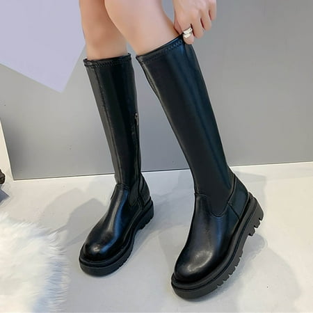 ERTUTUYI Fashion Autumn Women Knee Boots Thick Sole Non Slip Round Toe Comfortable Solid Color Side Zipper Black 41
ERTUTUYI Fashion Autumn Women Knee Boots Thick Sole Non Slip Round Toe Comfortable Solid Color Side Zipper Black 41
