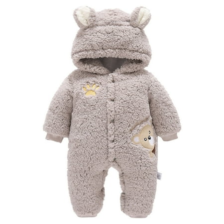 QWERTYU Infant Baby Cartoon Embroidery Romper for Girl Boy Winter Warm Long Sleeve Clothes Jumpsuit 3M-12M Gray 59
QWERTYU Infant Baby Cartoon Embroidery Romper for Girl Boy Winter Warm Long Sleeve Clothes Jumpsuit 3M-12M Gray 59