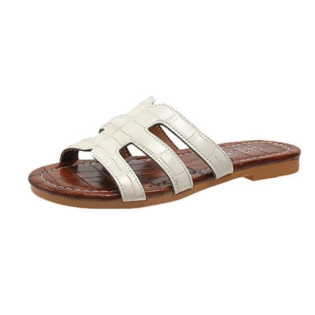KI-8jcuD Cute Slippers for Women Ladies Fashion Solid Color Leather Thin Band Combination Open Toe Flat Casual Slippers Women Loafer Slippers Sl White7.5
KI-8jcuD Cute Slippers for Women Ladies Fashion Solid Color Leather Thin Band Combination Open Toe Flat Casual Slippers Women Loafer Slippers Sl White7.5