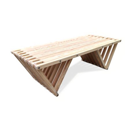 GloDea Xquare X90 Large Wooden Patio Coffee Table