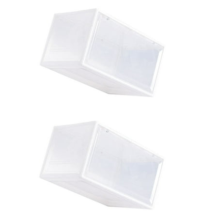 2Pcs AJ Sneakers Box Hardened Plastic Shoe Box Stackable Cabinet B
2Pcs AJ Sneakers Box Hardened Plastic Shoe Box Stackable Cabinet B