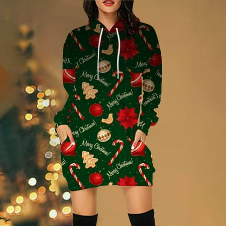 Aueoeo Party Dress for Women With Sleeves Fall Dresses for Women 2022 Women Casual Loose Long Sleeve Printed Drawstring Hooded Dress
Aueoeo Party Dress for Women With Sleeves Fall Dresses for Women 2022 Women Casual Loose Long Sleeve Printed Drawstring Hooded Dress