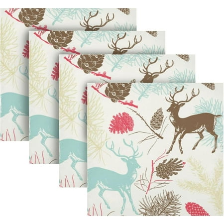 BESTKITTY Cute Colorful Deers Cloth Napkins Set of 4 Washable Polyester Dinner Napkins 20 x 20 in Soft Reusable Table Linen Napkins for Home Xmas Holiday Party Wedding
BESTKITTY Cute Colorful Deers Cloth Napkins Set of 4 Washable Polyester Dinner Napkins 20 x 20 in Soft Reusable Table Linen Napkins for Home Xmas Holiday Party Wedding