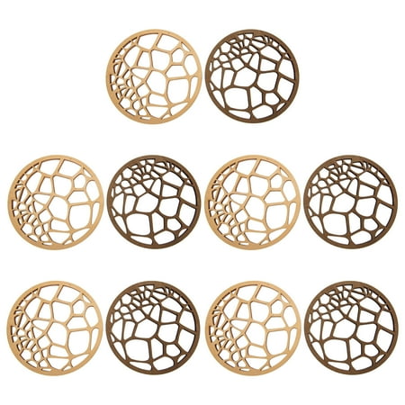 Homemaxs 10pcs Coasters Wooden Hollow Round Cup Pads Heat Insulation Teacup Mat Bowl Mats
Homemaxs 10pcs Coasters Wooden Hollow Round Cup Pads Heat Insulation Teacup Mat Bowl Mats