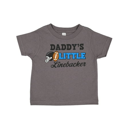 Inktastic Daddys Little Linebacker Gift Toddler Boy or Toddler Girl T-Shirt