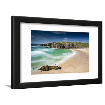 Beach at Mangersta Framed Print Wall Art By Michael Blanchette Photography