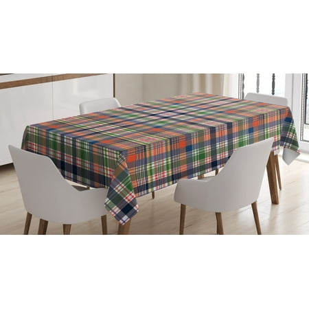 Checkered Tablecloth Dark Colorful Abstract Design Dense Intersecting Lines Retro Style Print Rectangular Table Cover for Dining Room Kitchen 60 X 84 Inches Blue Green Orange by Ambesonne
Checkered Tablecloth Dark Colorful Abstract Design Dense Intersecting Lines Retro Style Print Rectangular Table Cover for Dining Room Kitchen 60 X 84 Inches Blue Green Orange by Ambesonne